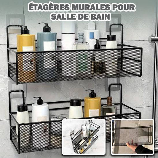 ÉTAGÈRE POUR SALLE DE BAIN| WallBath01™ - Organisa❤️coeur