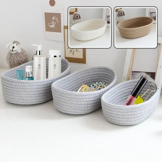 PANIER DE RANGEMENT SALLE DE BAIN | BasketWW01™ - Au Coeur Du Rangement